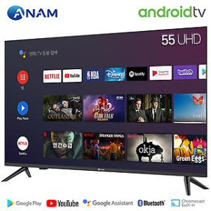 아남 AMG-5500BS 138cm(55인치) 구글 안드로이드 TV 사운드바패키지 > 영상가전