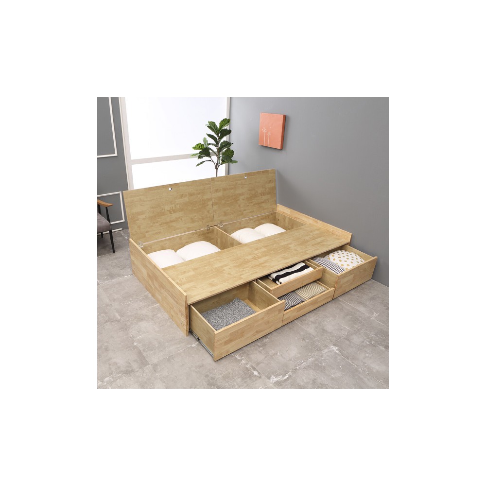 리퍼 오리온 무헤드 슈퍼싱글 침대프레임 원목 침대