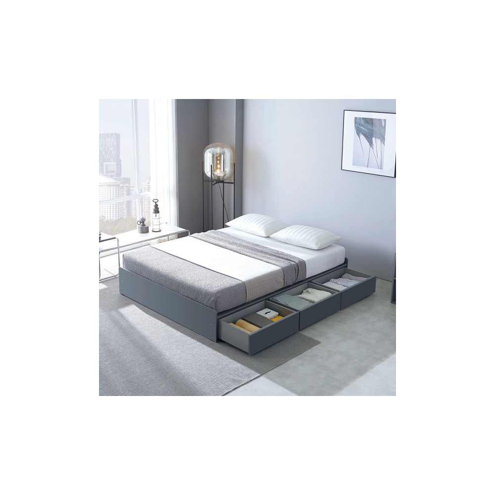 오피스침대 좁은방 공간활용이 좋은 침대프레임 매트리스포함/슈퍼싱글/더블/퀸/싱글