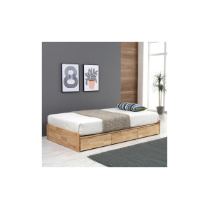 리퍼 린 무헤드 슈퍼싱글 침대프레임 원목 침대