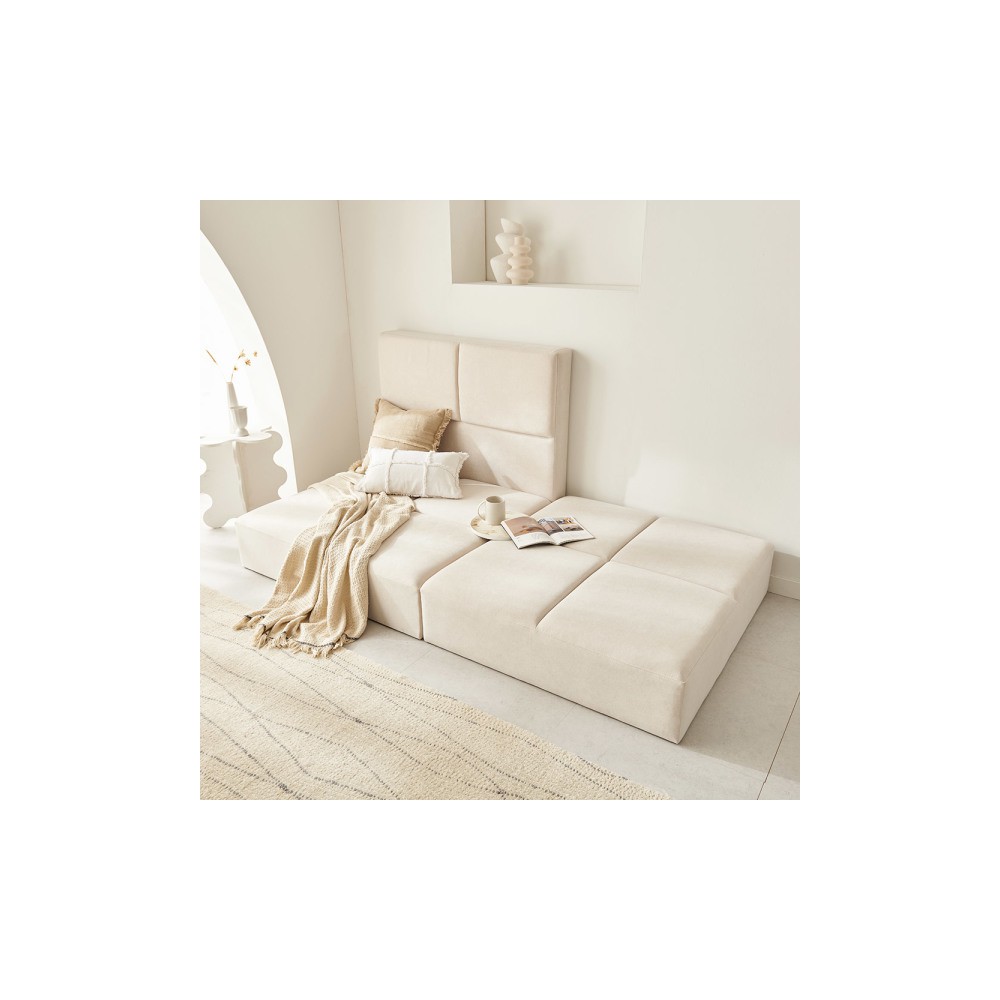 아씨방가구 이지클린 호텔 패브릭 침대 프레임 SS/Q 매트리스 선택