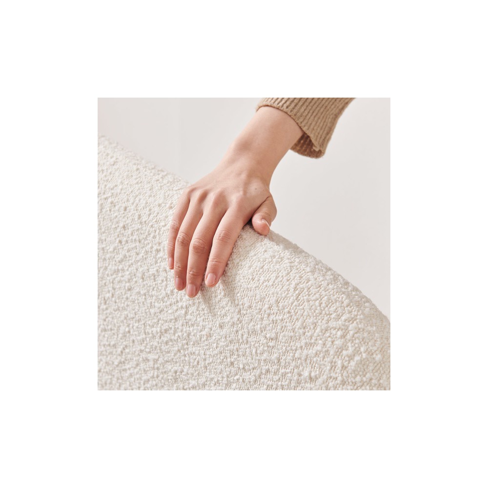 상일리베가구 뮤엘 부클레 패브릭 호텔 평상형 퀸침대 프레임 Q (매트리스 선택)