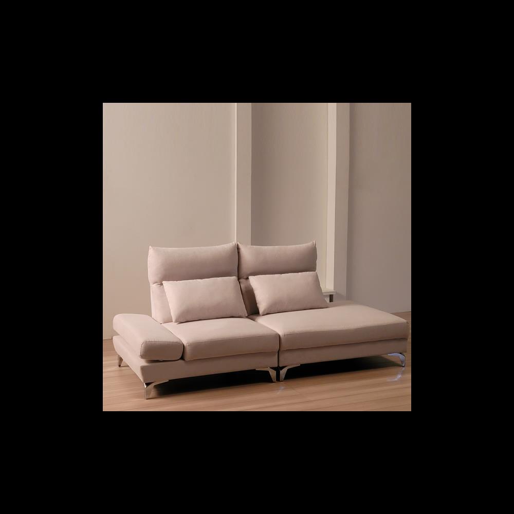 109 풀리아 패브릭 틸팅 3인 소파 쿠션 포함