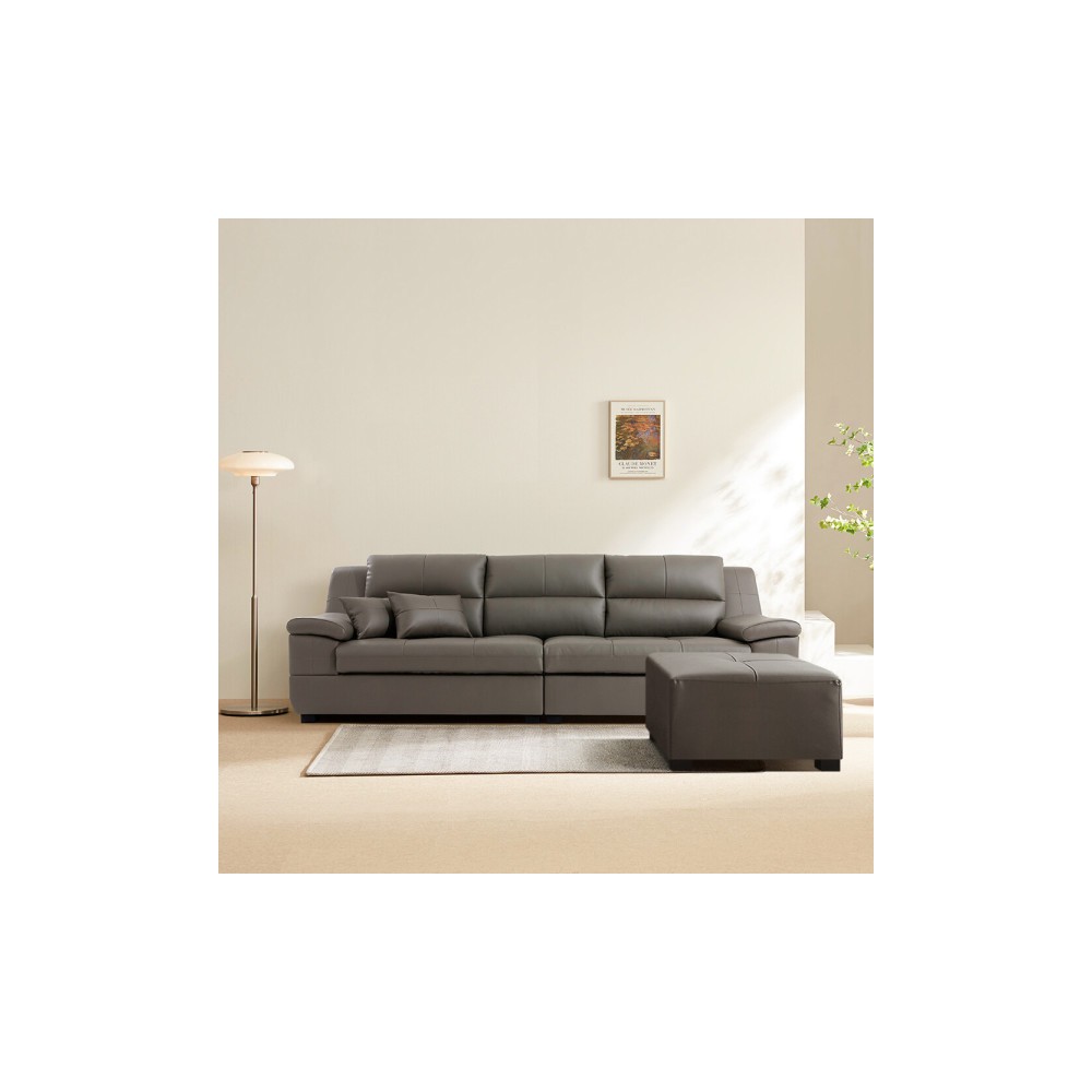 테라 라텍스탑 천연면피가죽 3인/4인용 쇼파 (소파스툴) 모음전