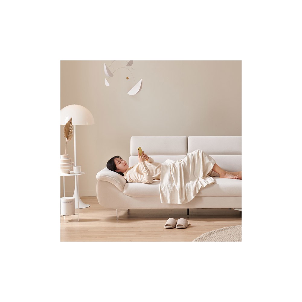 삼익가구 new arrival뉴니드 4인용 아쿠아텍스 헤드틸팅 소파(스툴포함)