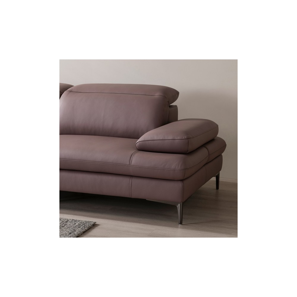 에몬스 스툴무료증정 루이보스 무빙 4인 황소 천연 면피 가죽 소파