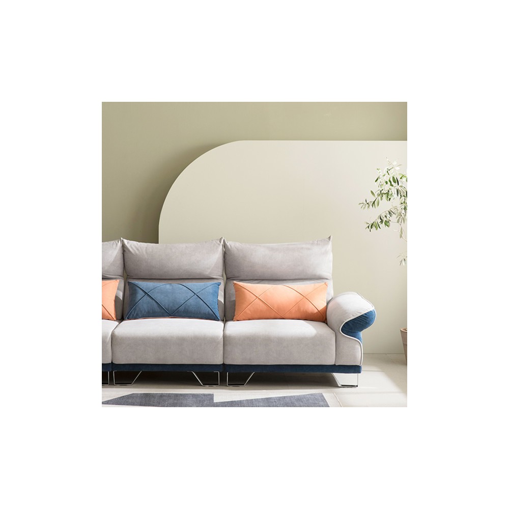 가구모티브 마르소 4인용 조야 아쿠아텍스 패브릭 소파 (쿠션증정)