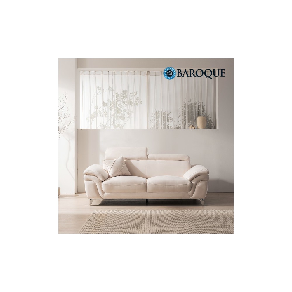 바로크가구 타르니 헤드틸팅 아쿠아텍스 소파 3인용_스툴제외_착불배송