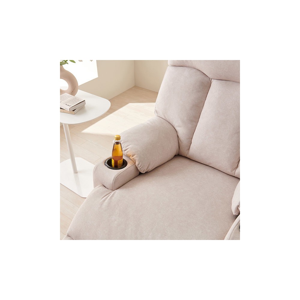 삼익가구 클로디 프리미엄 1인용 전동 원터치 리클라이너 소파