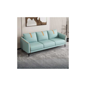 3인용 가죽 소파 대기실 사무실 응접실 심플 리셉션