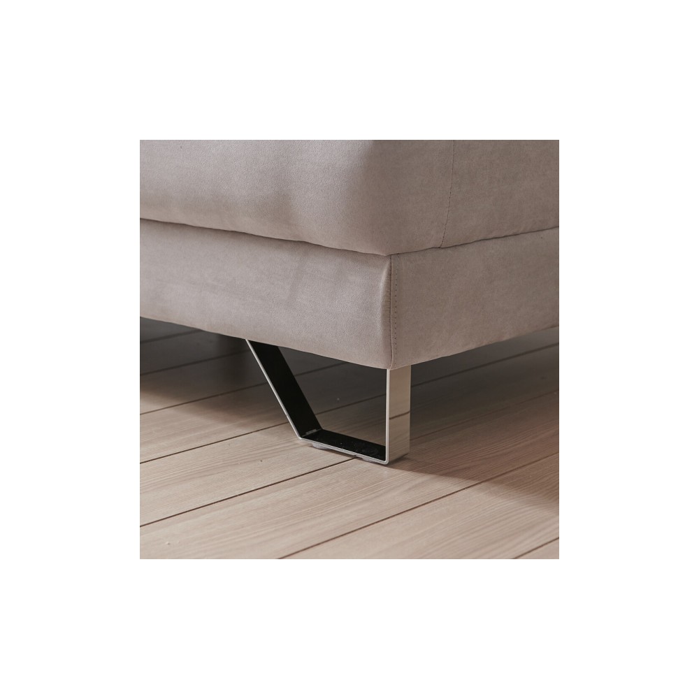 포유 아쿠아 패브릭 생활방수 3인용 쇼파 스툴포함