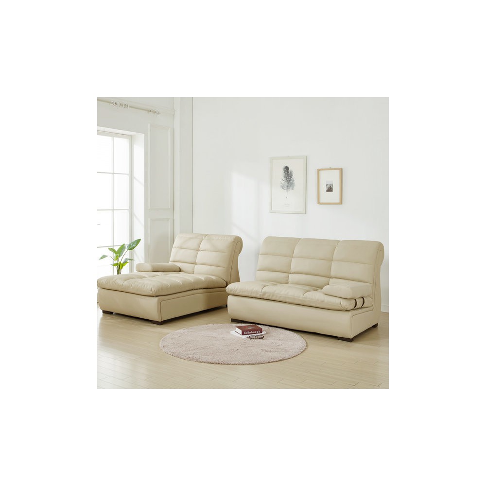 플로바움 바브린노2 2+1 카우치소파 20평대 가죽 3인용소파 다리 뻗고 TV보자