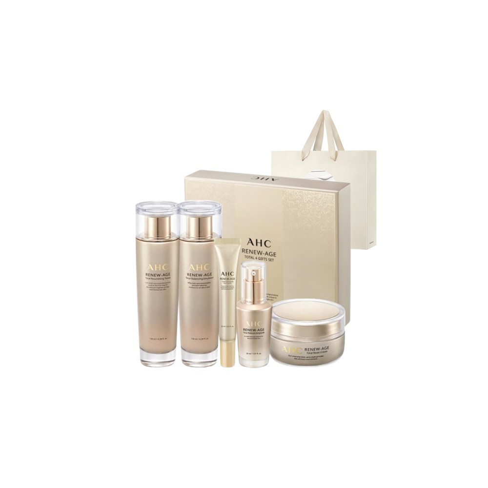 AHC 리뉴에이지 토탈4종 기프트 세트 +쇼핑백 증정