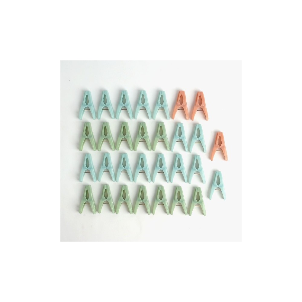 바스켓 빨래집게 30p세트(민트)