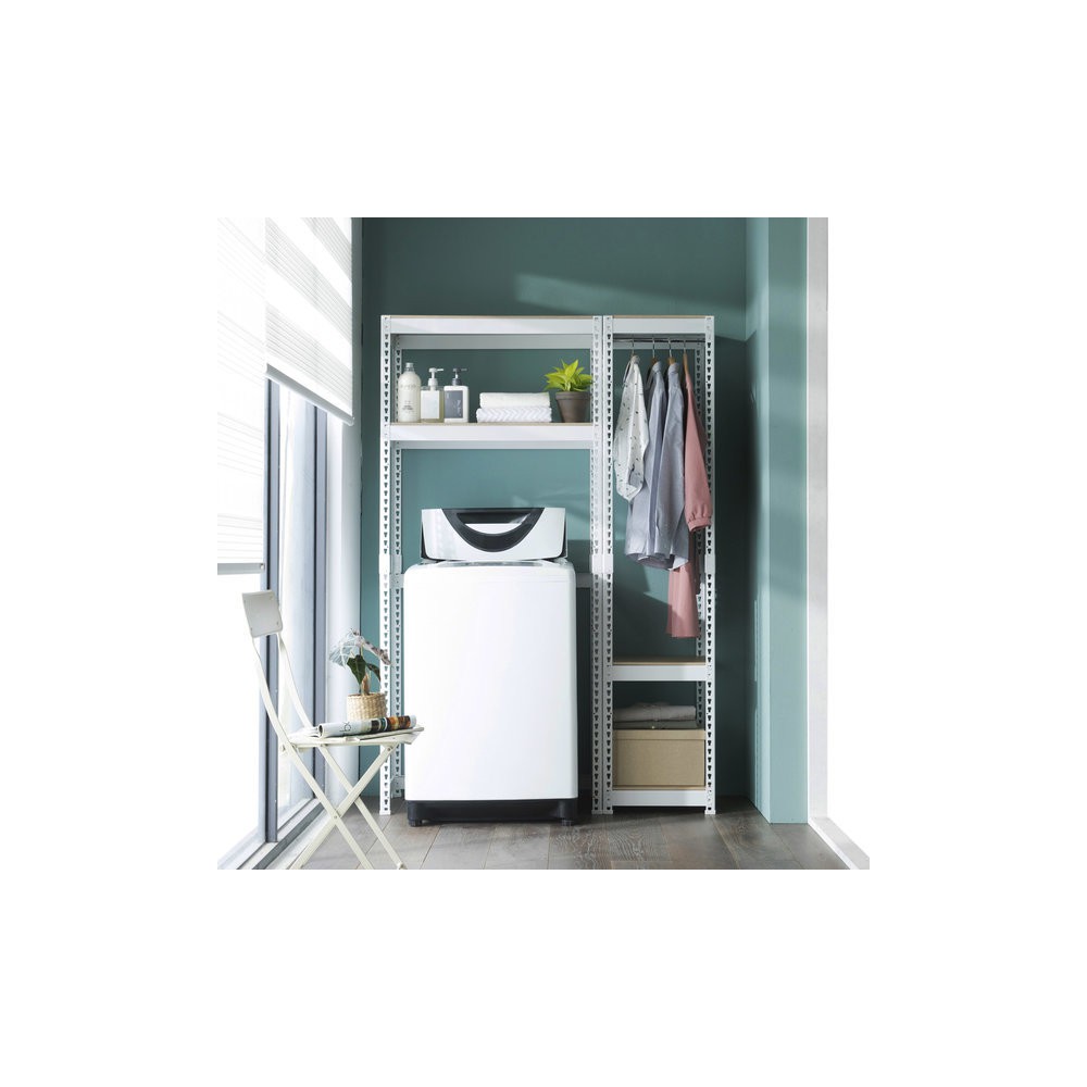 포스코강철 스피드랙 세탁기선반 김치냉장고선반 조립식 앵글 철제선반 수납선반 세탁실 다용도실