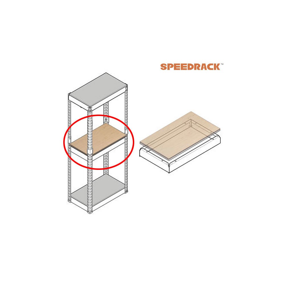 스피드랙 1단추가 (합판1장+프레임4개)