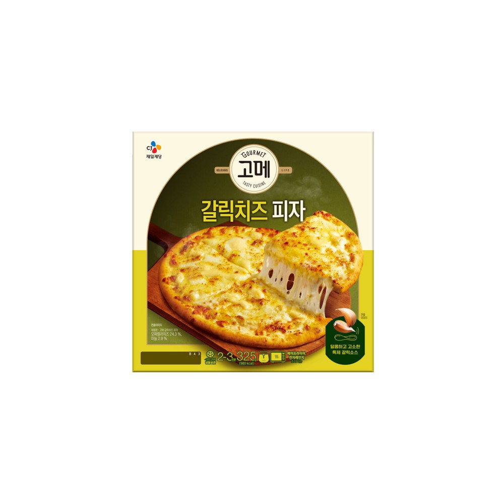 갈릭치즈 피자 325g 4판