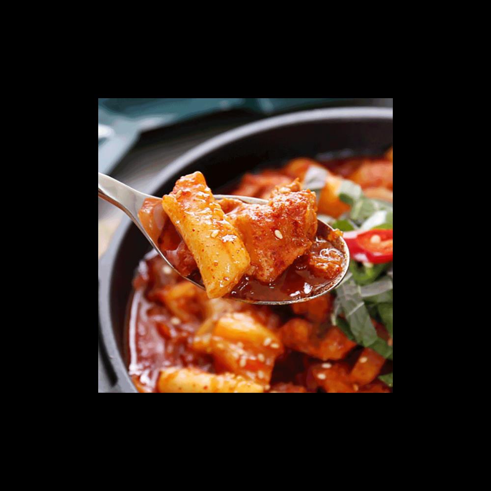 강명희 춘천 국물닭갈비 3kg 5~6인분 떡/야채/소스 포함